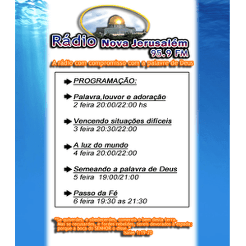 Radio Nova Jerusalem 95.9 95.9 FM